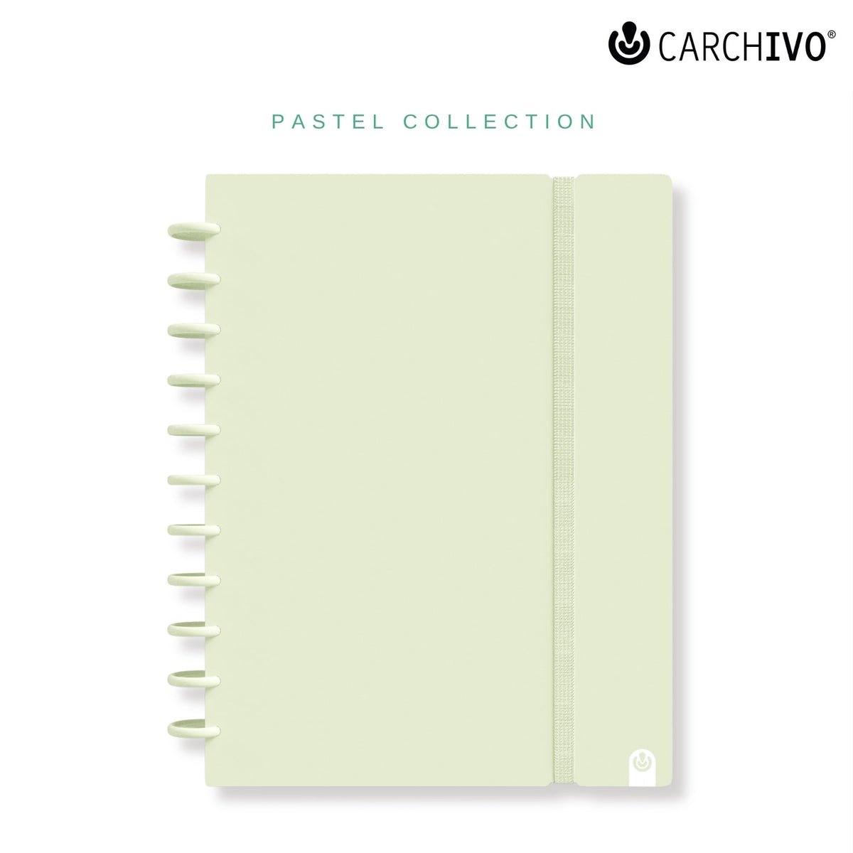 Carchivo Ingeniox A4 Gridded Notebook Pastel - Green