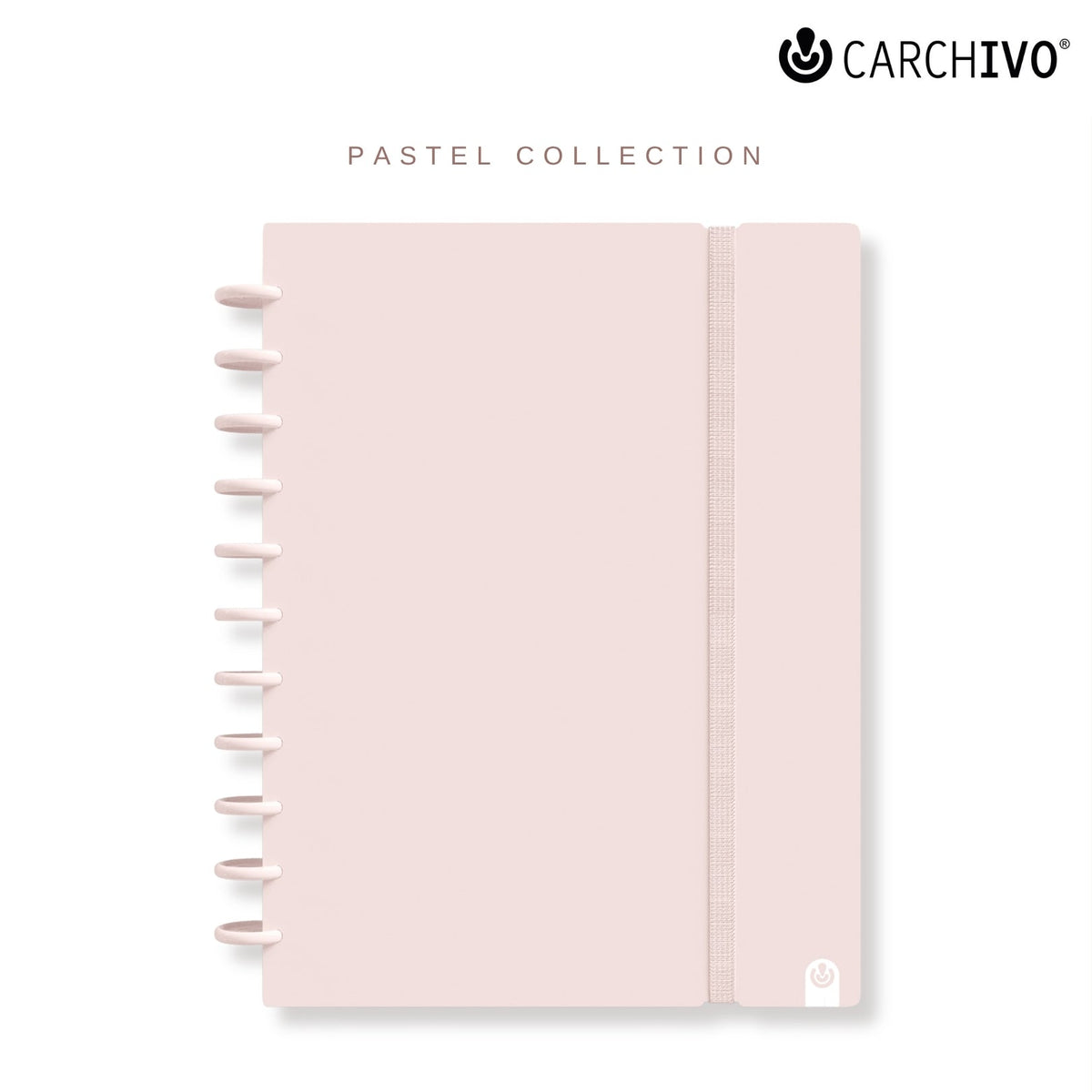 Carchivo Ingeniox A4 Gridded Notebook Pastel - Pink