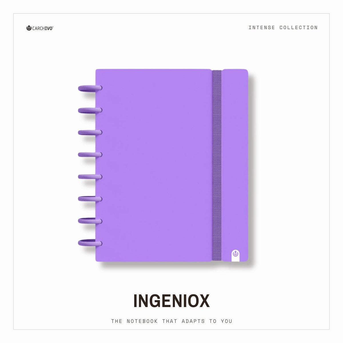 Carchivo Ingeniox A5 Ruled Notebook Intense - Violet