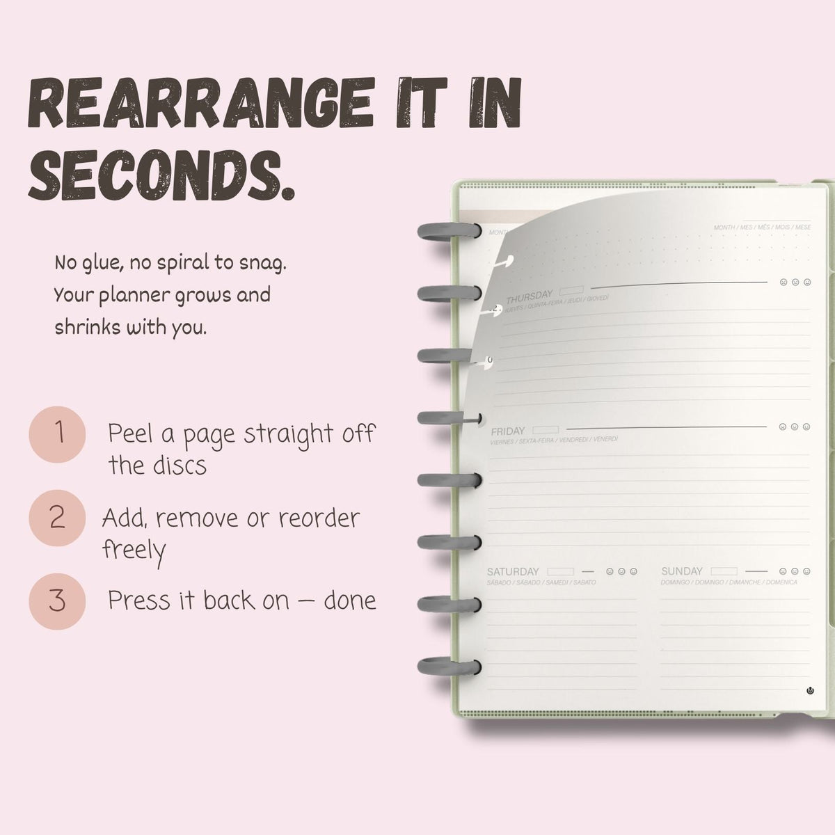 Carchivo Ingeniox A5 My Planner Classic - Pink