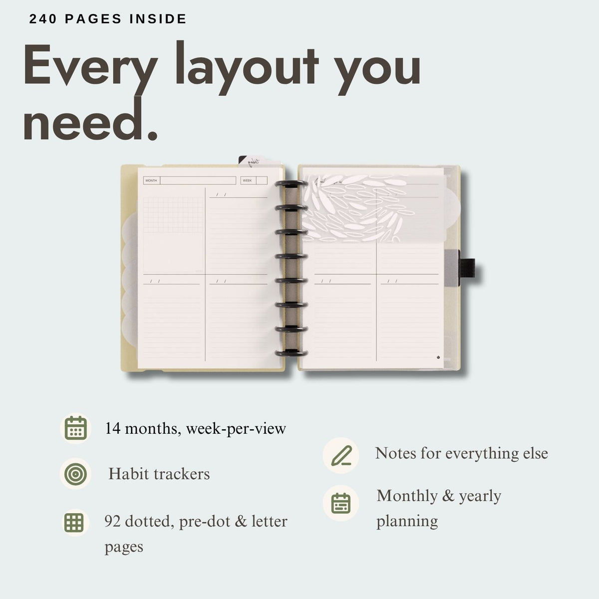 Carchivo Ingeniox A5 My Planner Classic - Green