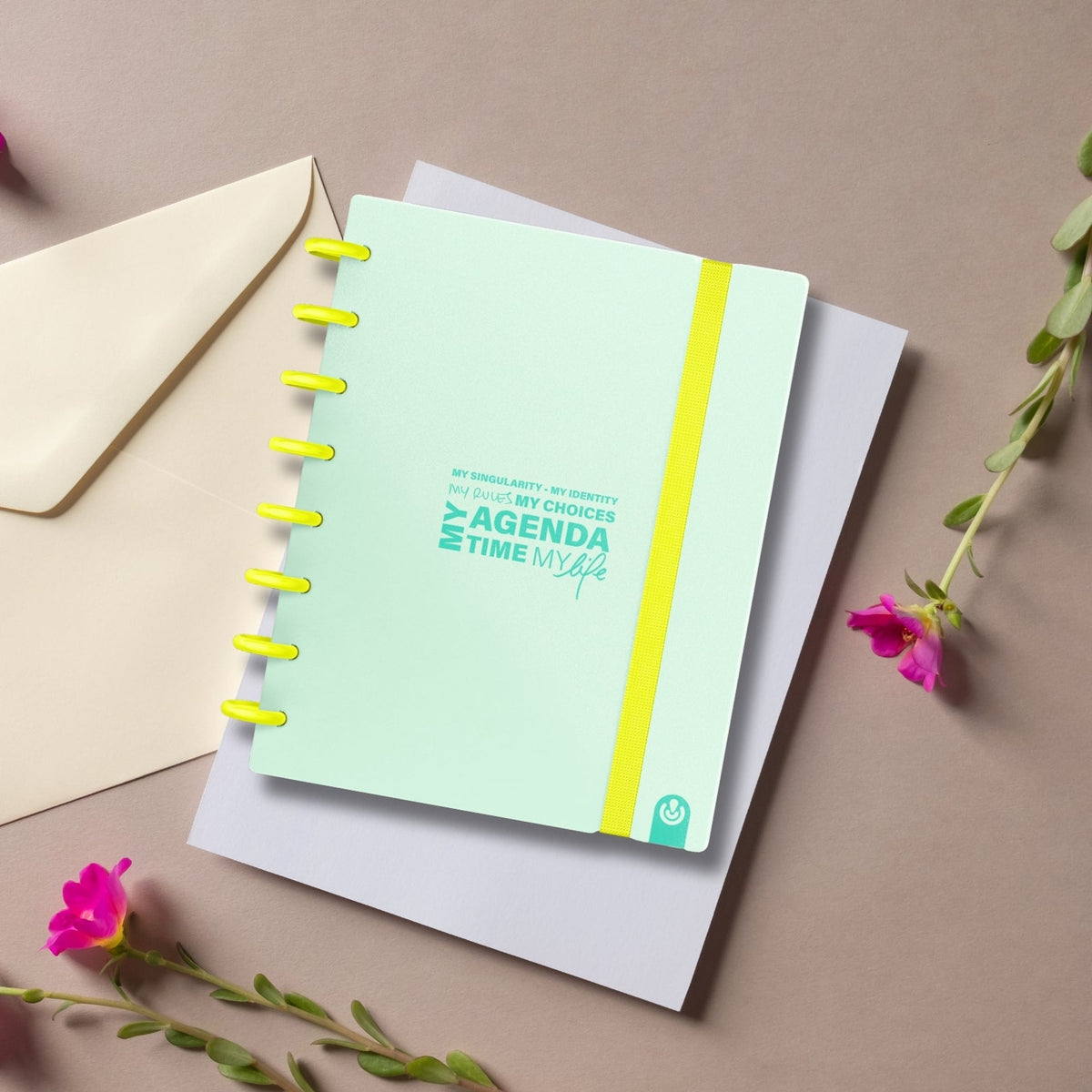 Carchivo Ingeniox Undated Planner Neon Pastel - Mint