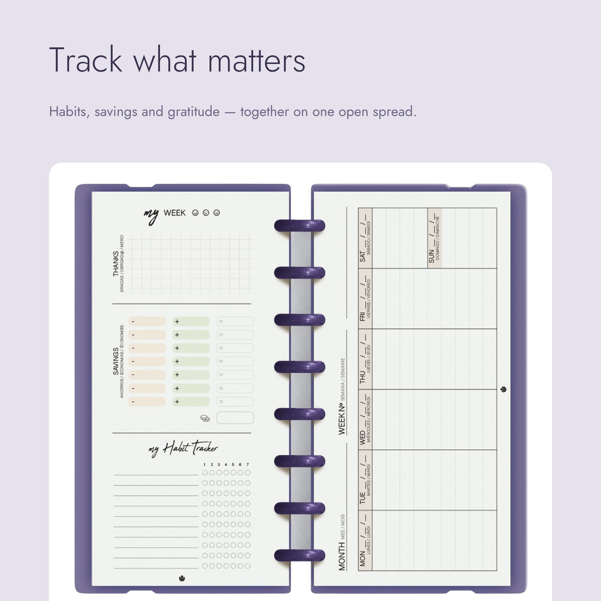 Carchivo Ingeniox My Week Planner & Checklist 