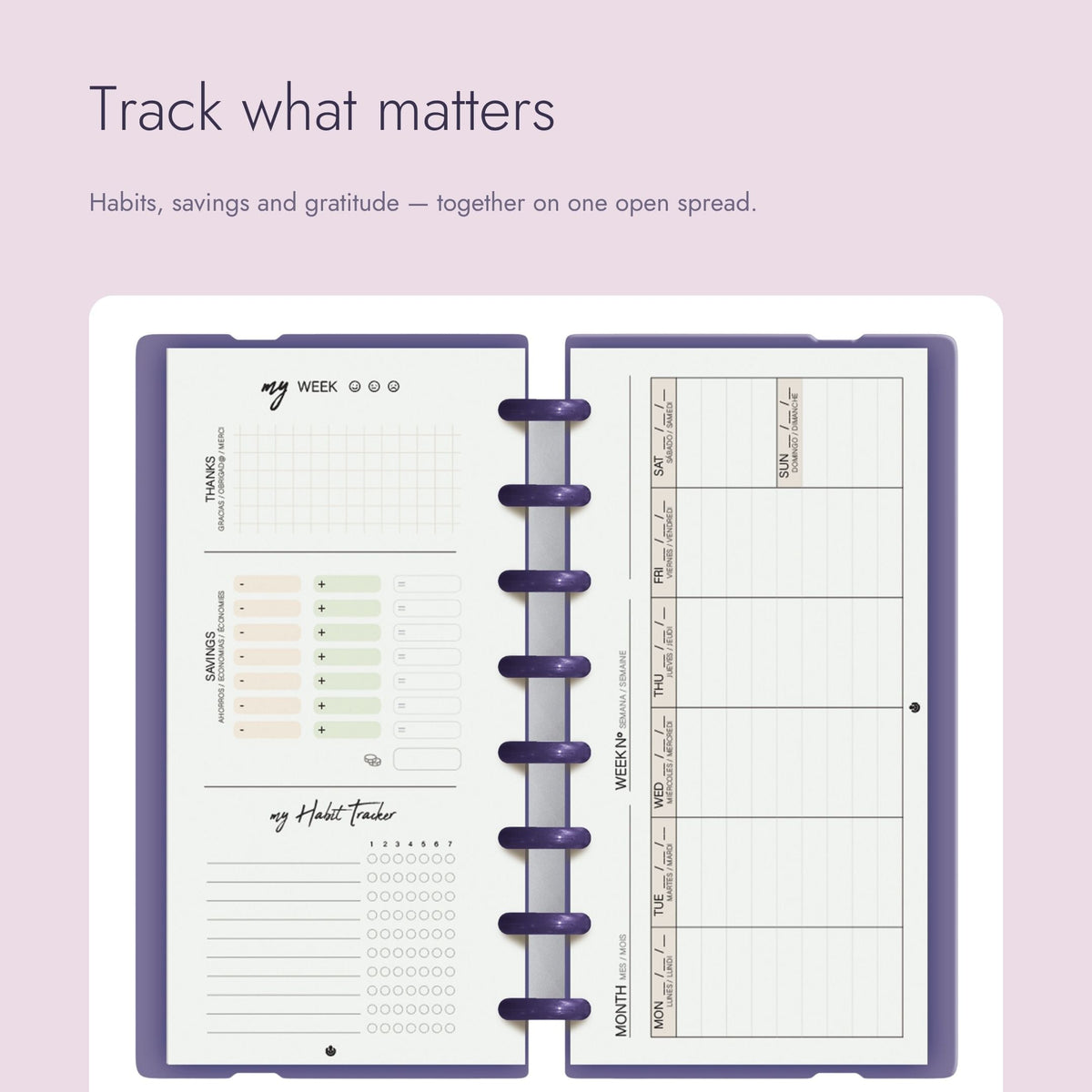 Carchivo Ingeniox My Week Planner & Checklist 
