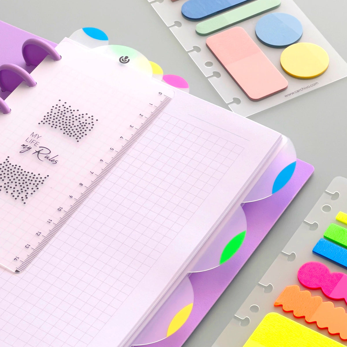 Carchivo Ingeniox Dividers A5 - Neon