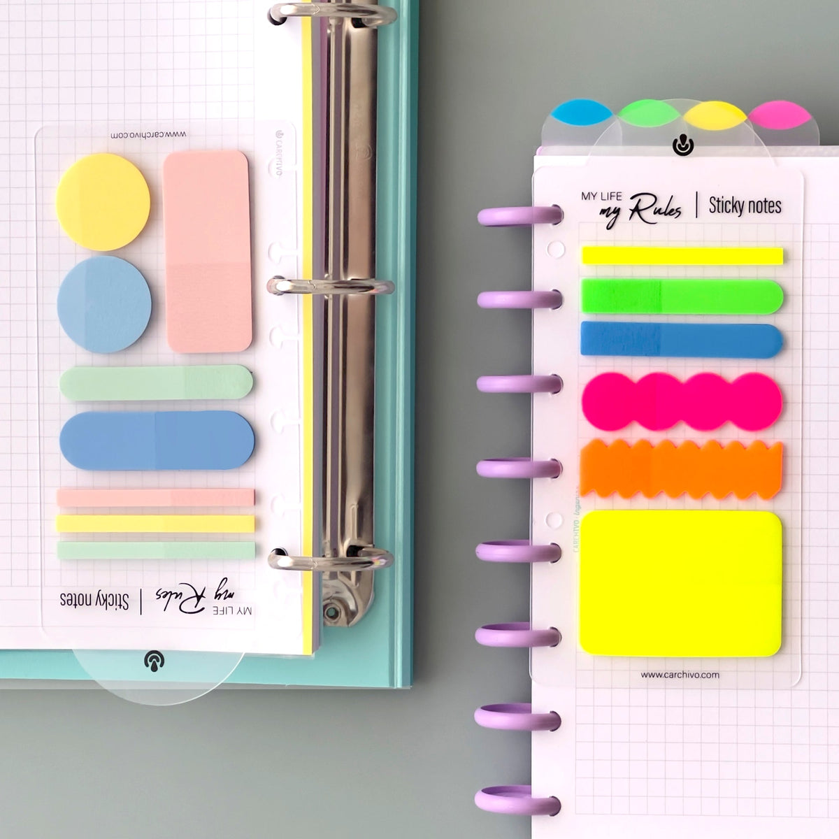 Carchivo Ingeniox Sticky Notes - Neon
