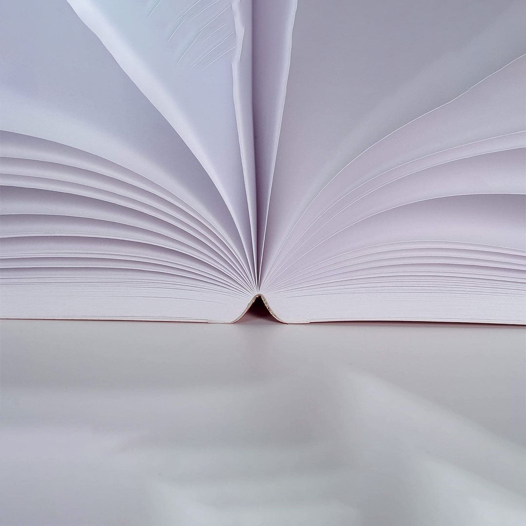 Zequenz A5 Size Red Notebook Journal Blank Acid Free Paper 280 Pages 100GSM 360 Degree Flexibility 100% Handmade PU and White paper Classic Signature Series Bookmark Included
