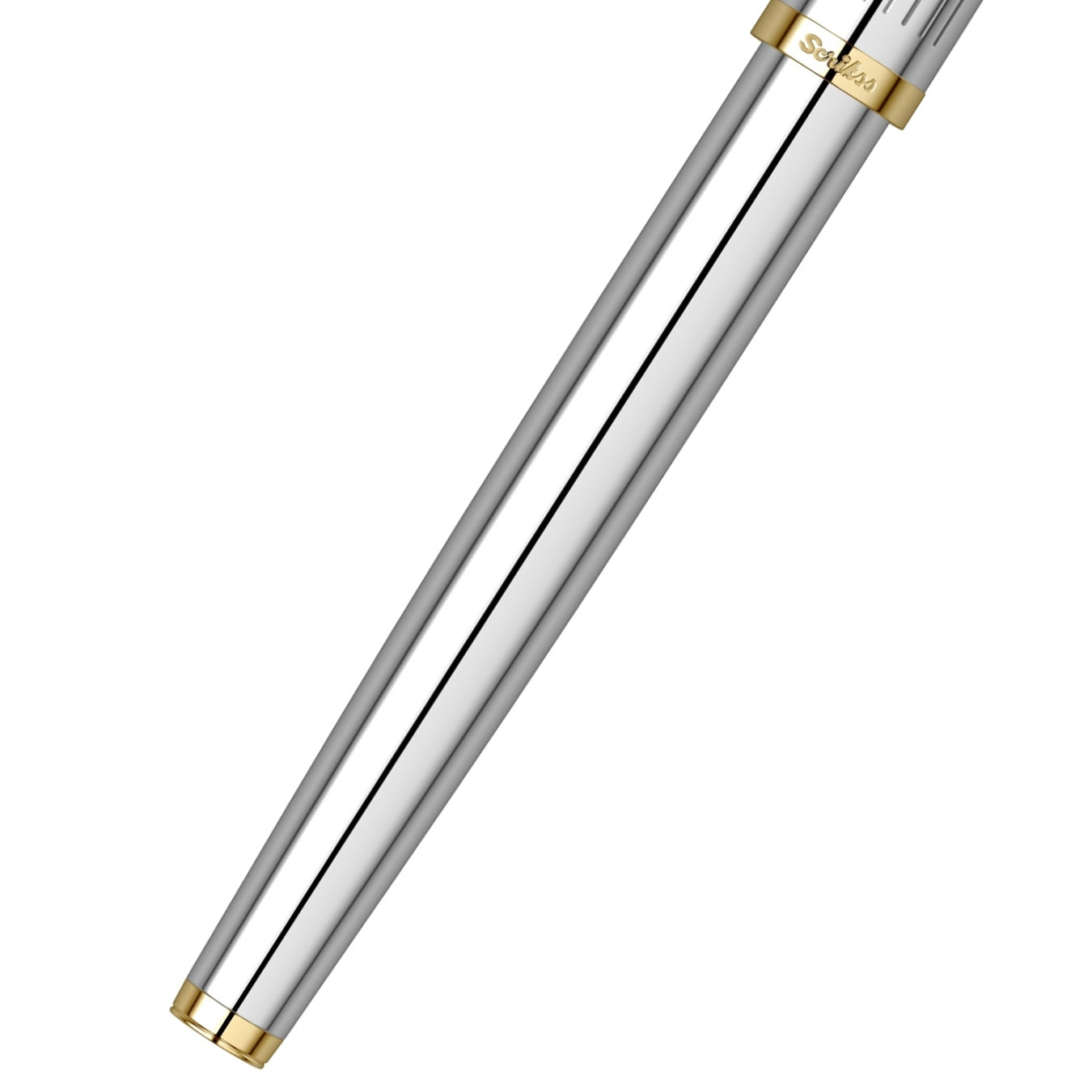 Scrikss | Oscar 39 | Fountain Pen | Chrome-GT- Medium