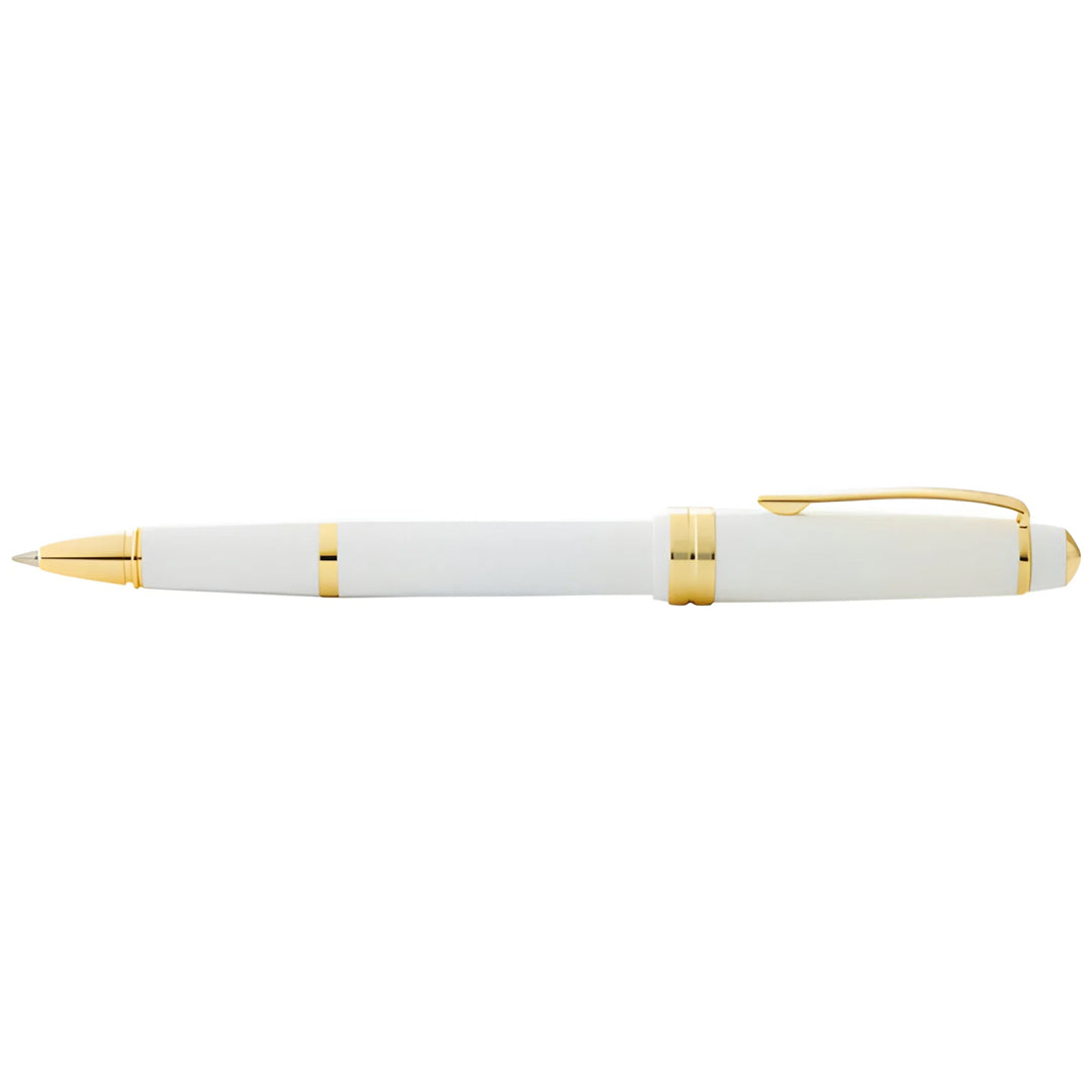 Cross AT0745-10 Bailey Light™ Polished White Resin and Gold Tone Rollerball Pen