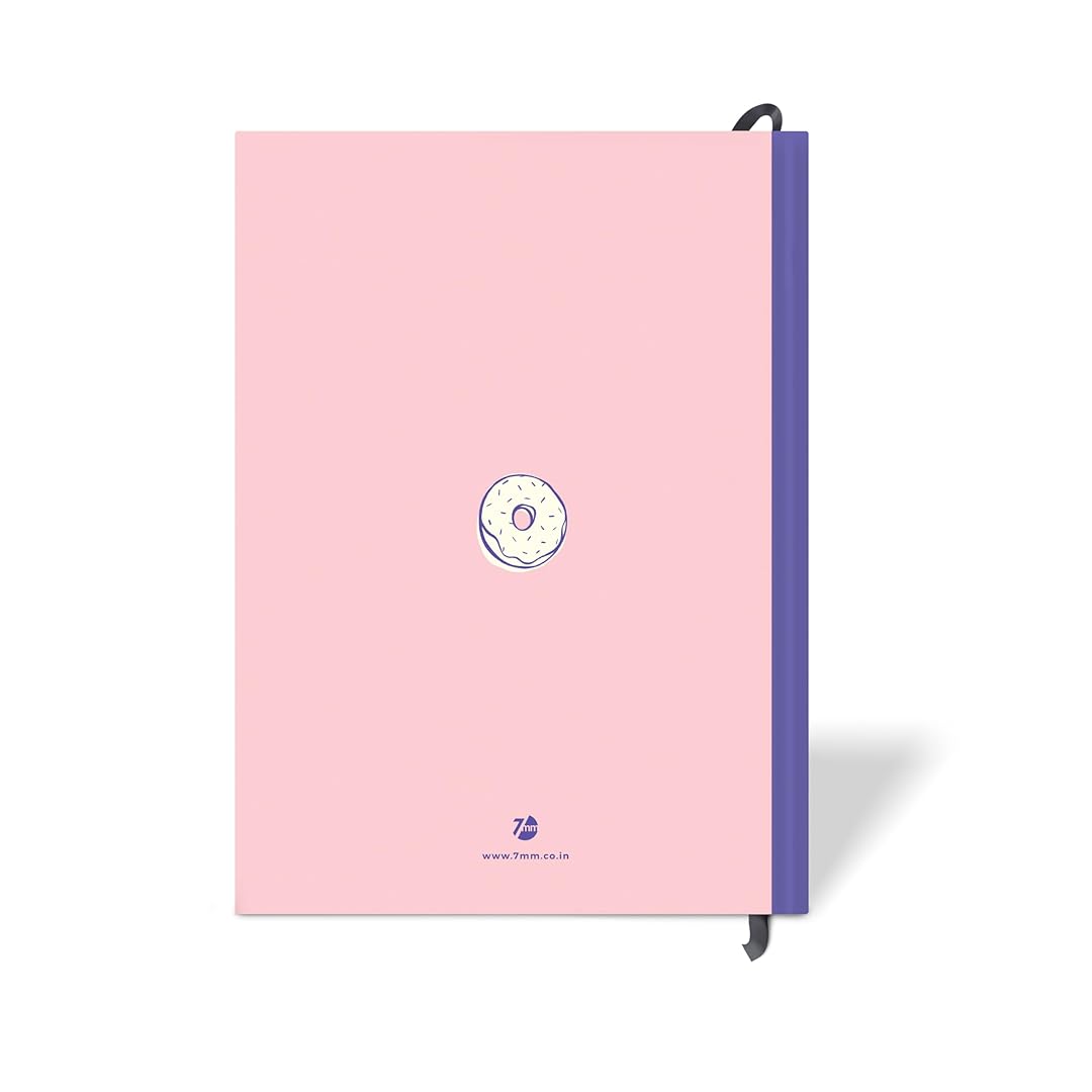 7mm Recipe Journal | Love at First Bite | A5 Size | Hardbound and Laminated | Pink