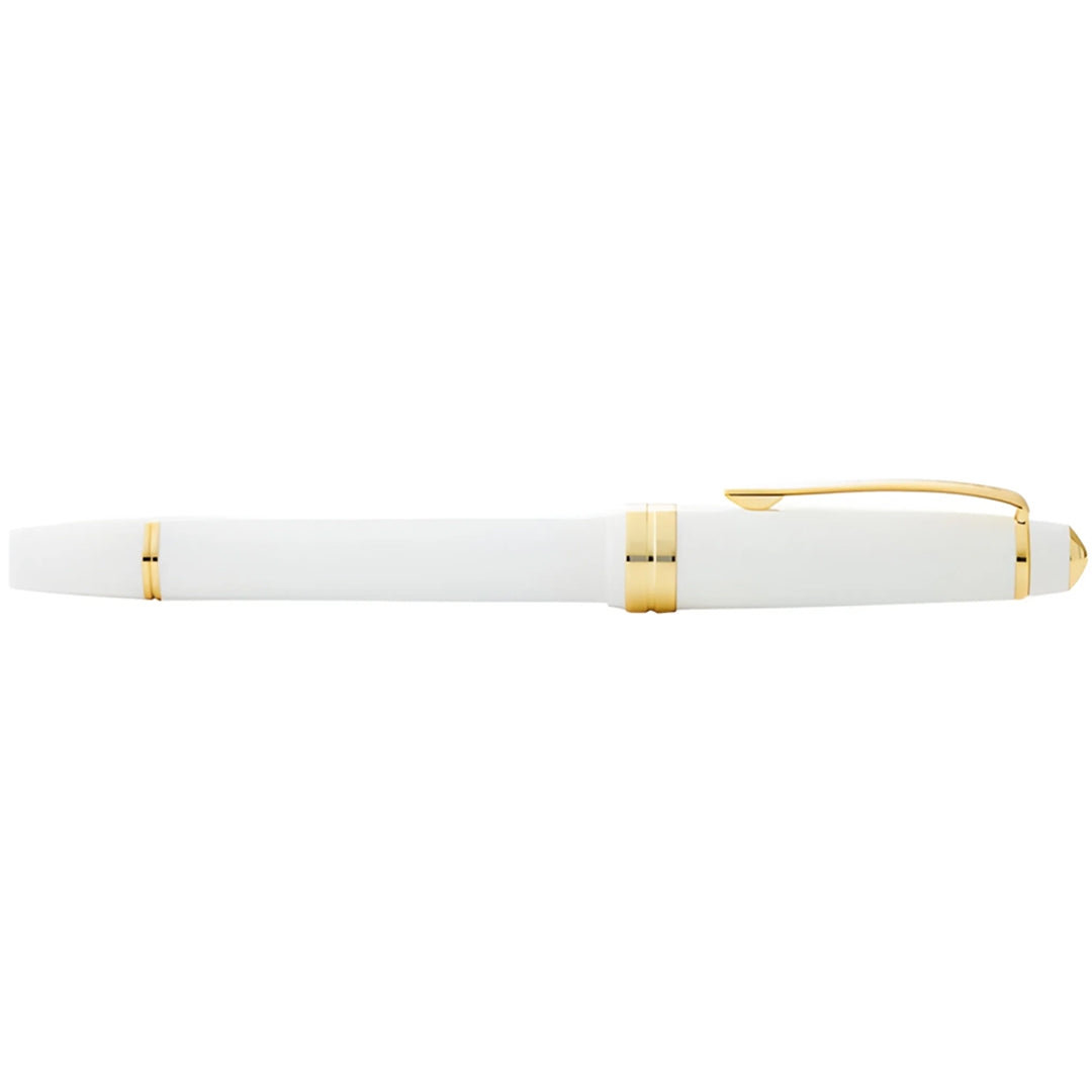 Cross AT0745-10 Bailey Light™ Polished White Resin and Gold Tone Rollerball Pen
