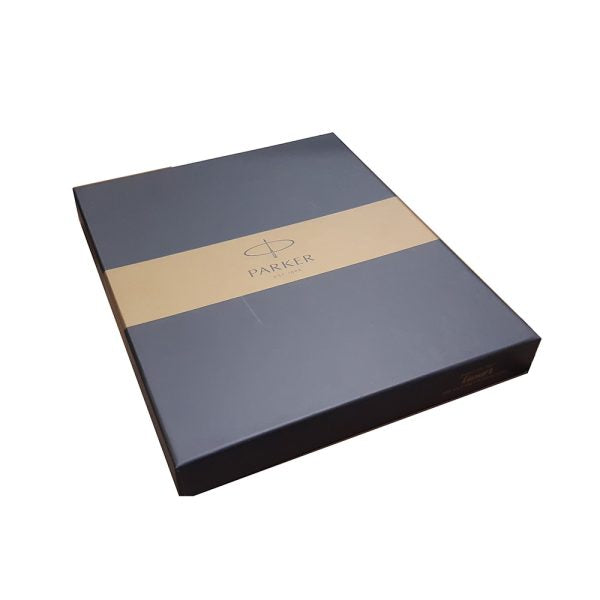 Parker Aster Matte Black GT Rollerball Pen With Large Notebook