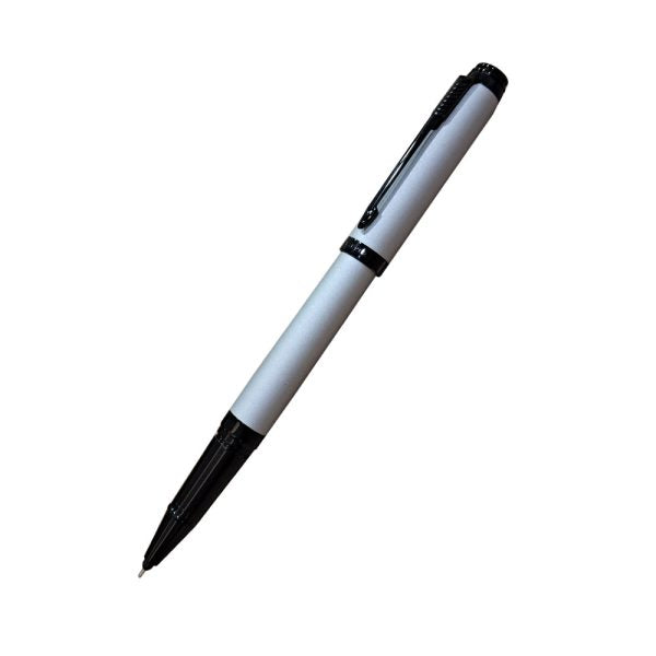 Parker Ambient Dark Grey Black Metal Trim Ball Pen + Rollerball Pen Gift Set