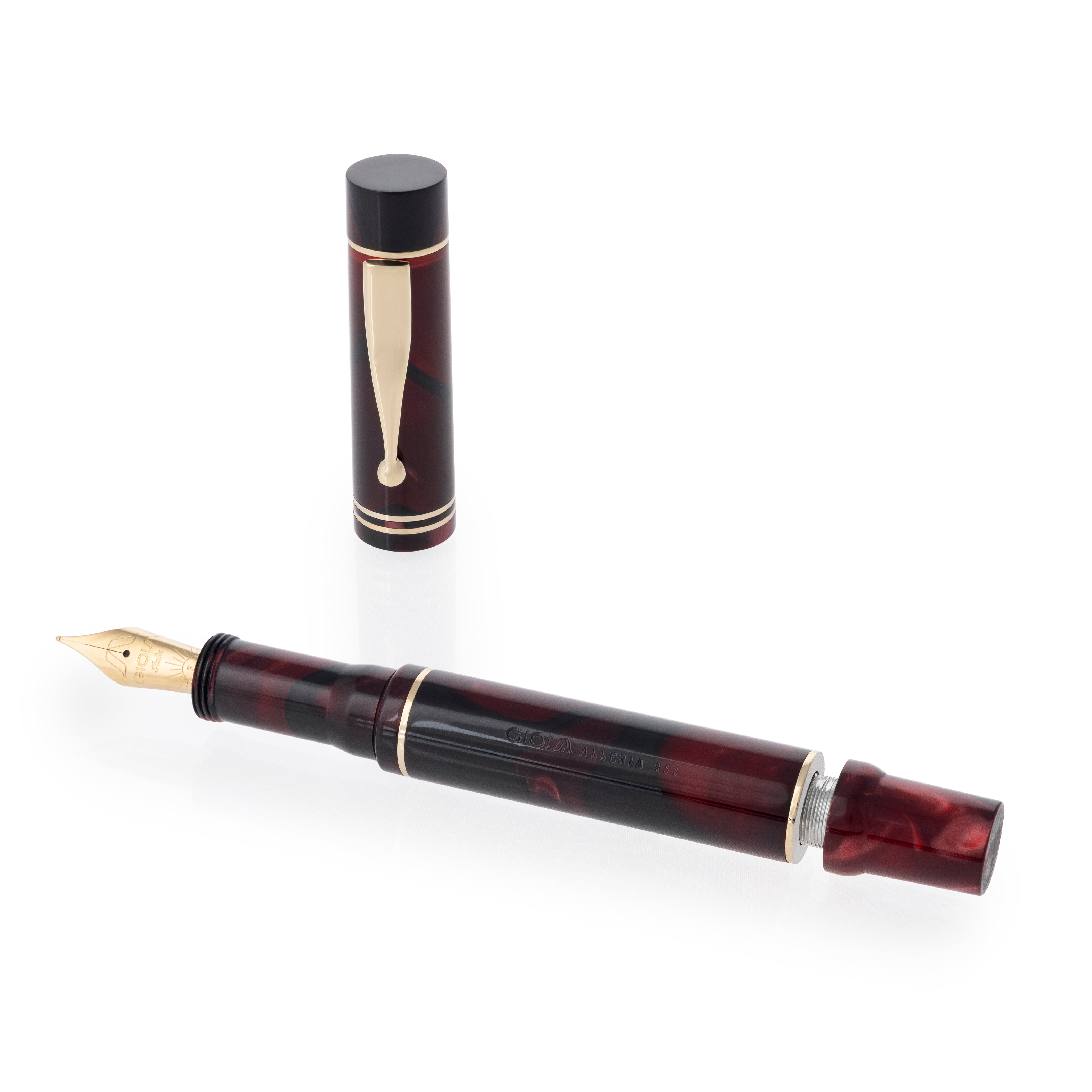 Gioia | Alleria | Fountain Pen | Amaranto Red-black GT