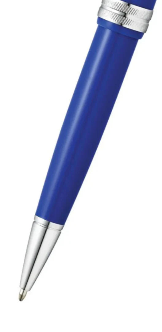 Cross AT0742-4 Bailey Light™ Polished Blue Resin Ballpoint Pen