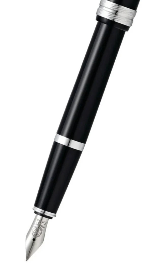 Cross AT0746-1MS Bailey Light™ Polished Black Resin Medium Nib Fountain Pen