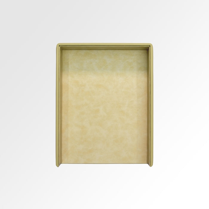 Unmet Desire A4 Paper Tray / Letter Tray | Faux Leather | Moderno | Cream