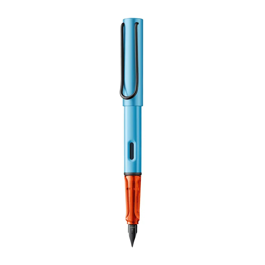 Lamy AL-STAR Denim Blue and Orange Fountain Pen Medium