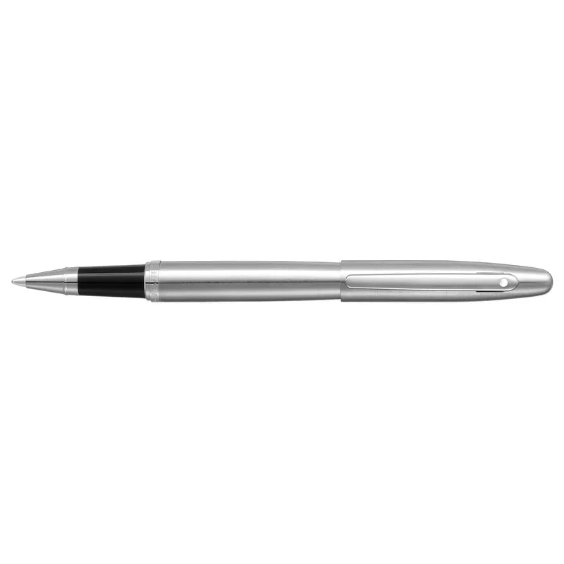 Sheaffer VFM 9426 Brushed Chrome With Chrome Trim Rollerball Pen