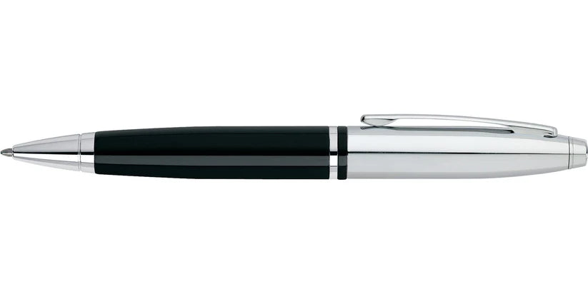 Cross AT0112-2 Calais™ Chrome & Black Lacquer Ballpoint Pen