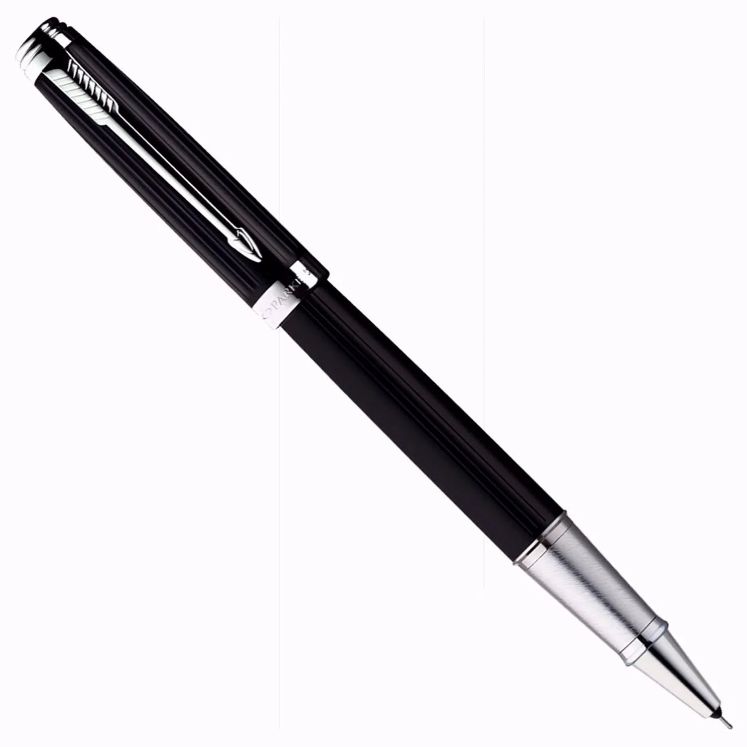 Parker Ambient Laque Black Chrome Trim Rollerball Pen