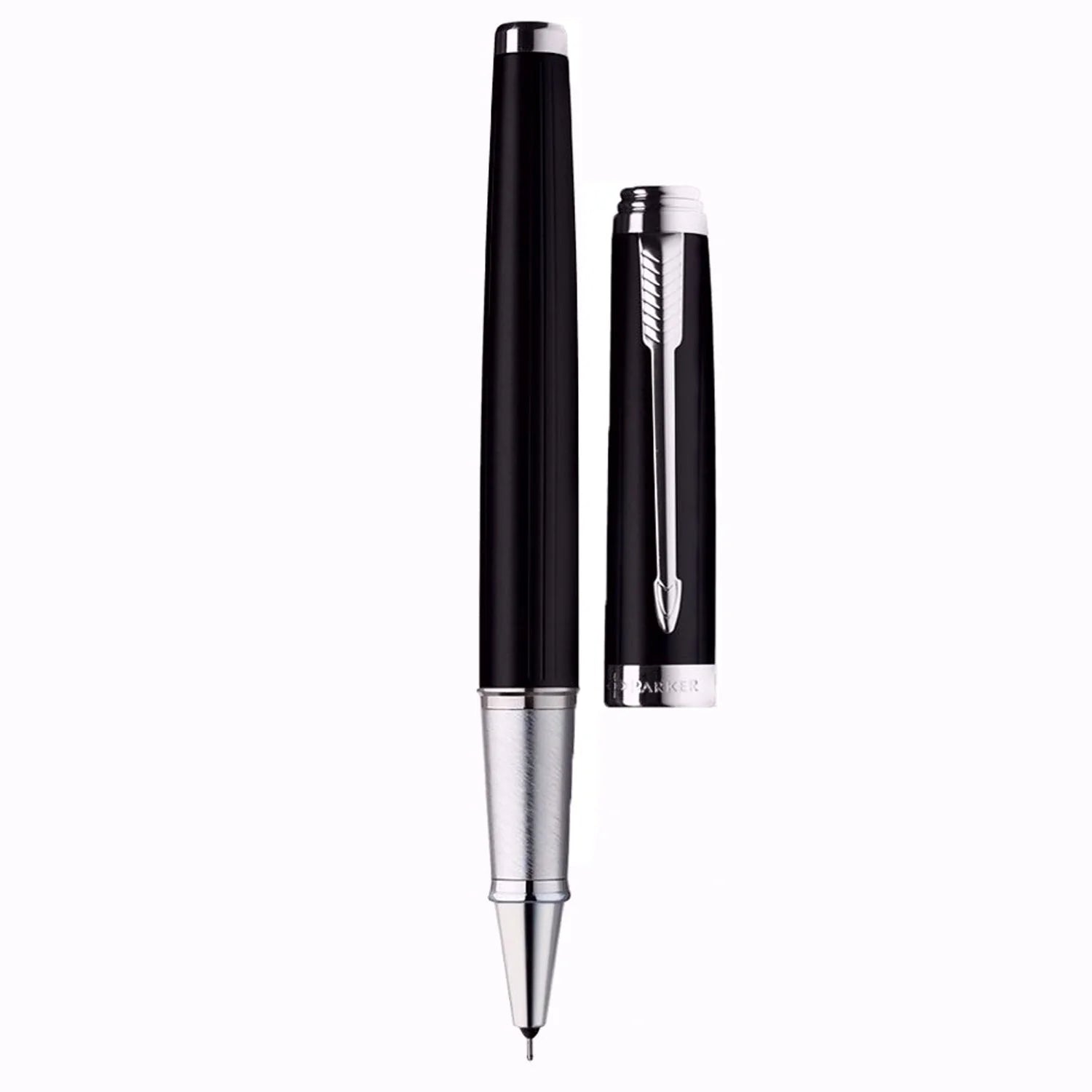 Parker Ambient Laque Black Chrome Trim Rollerball Pen