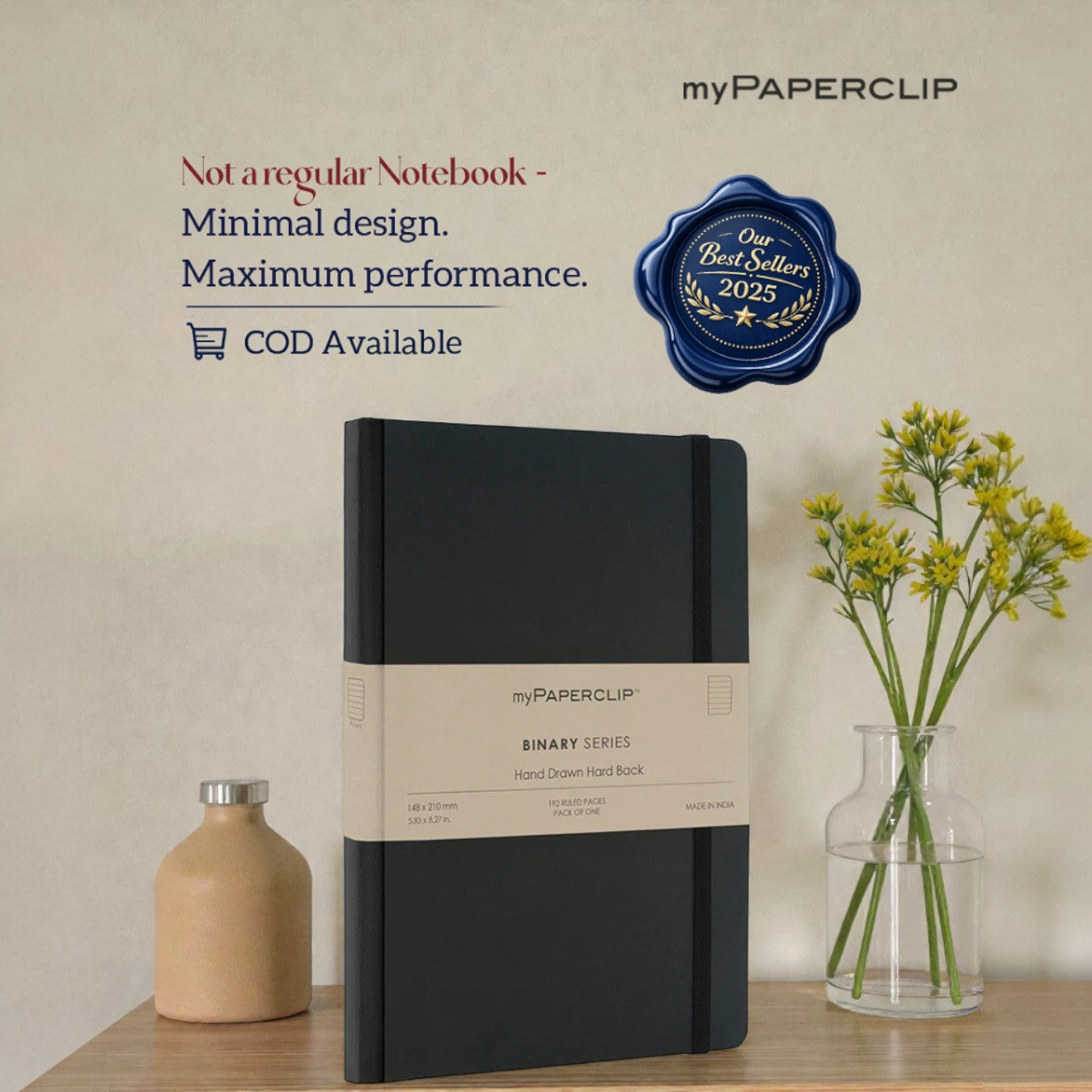 BSH192A5 - Black with colour spine