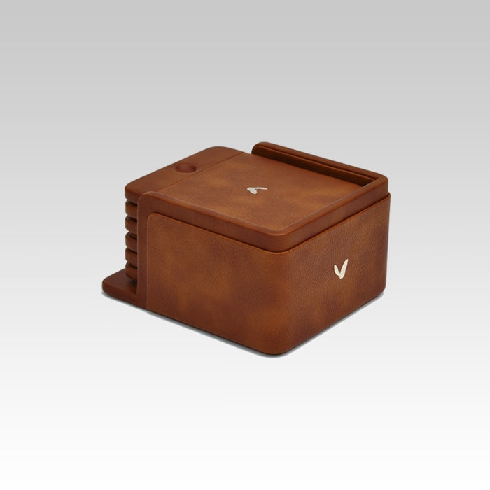 Unmet Desire Rectangular Coasters - Set of Six - Classic - Tan