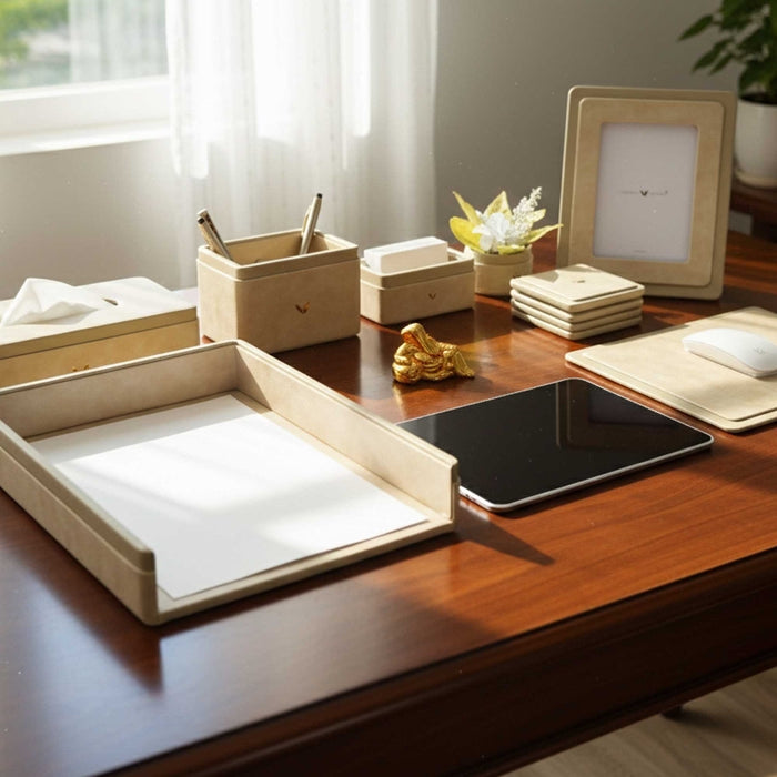 Unmet Desire Desk Set | Light | SO8 | Moderno | Cream