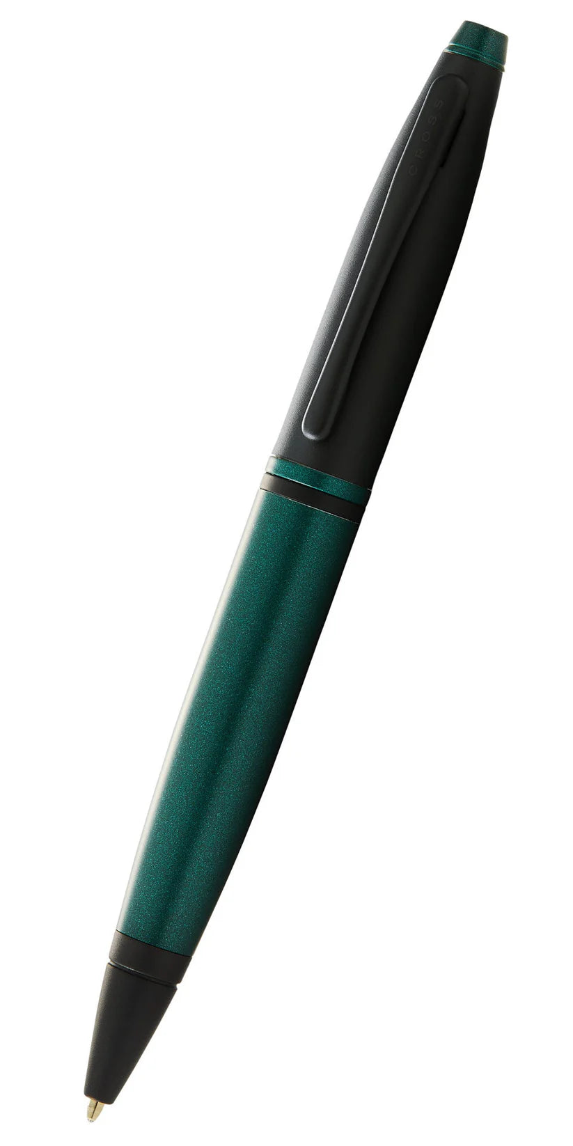 Cross AT0112-25 Calais™ Matte Green and Black Lacquer Ballpoint Pen