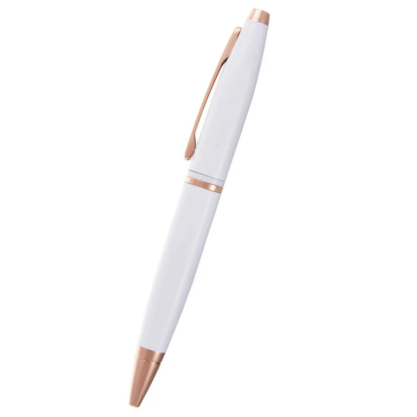 Cross AT0112-21 Calais™ Pearlescent White Lacquer Ballpoint Pen