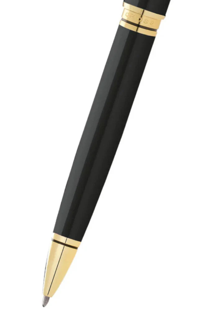 Cross Coventry Black Lacquer with Gold-Tone Ballpoint Pen AT0662-11