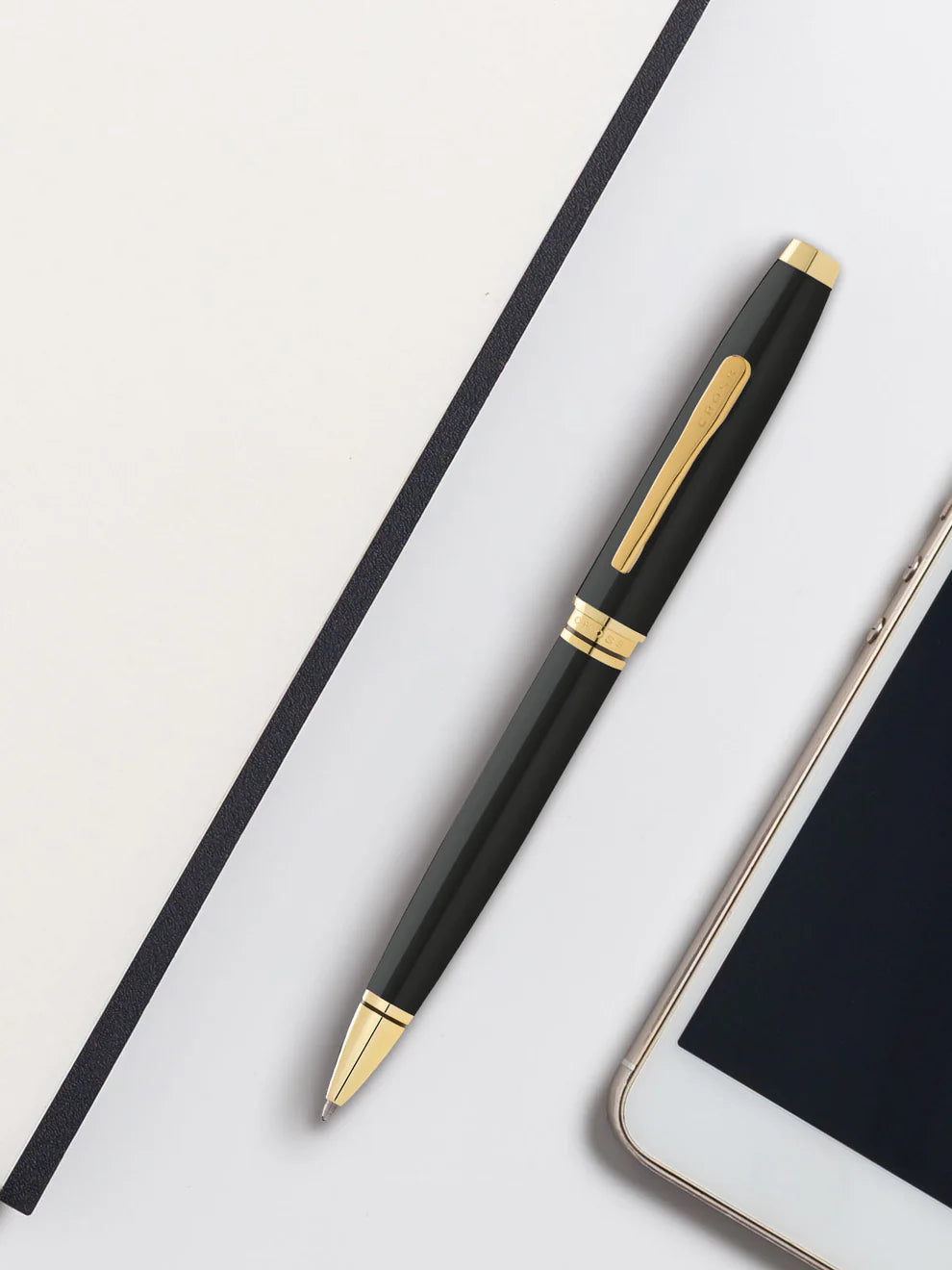 Cross Coventry Black Lacquer with Gold-Tone Ballpoint Pen AT0662-11