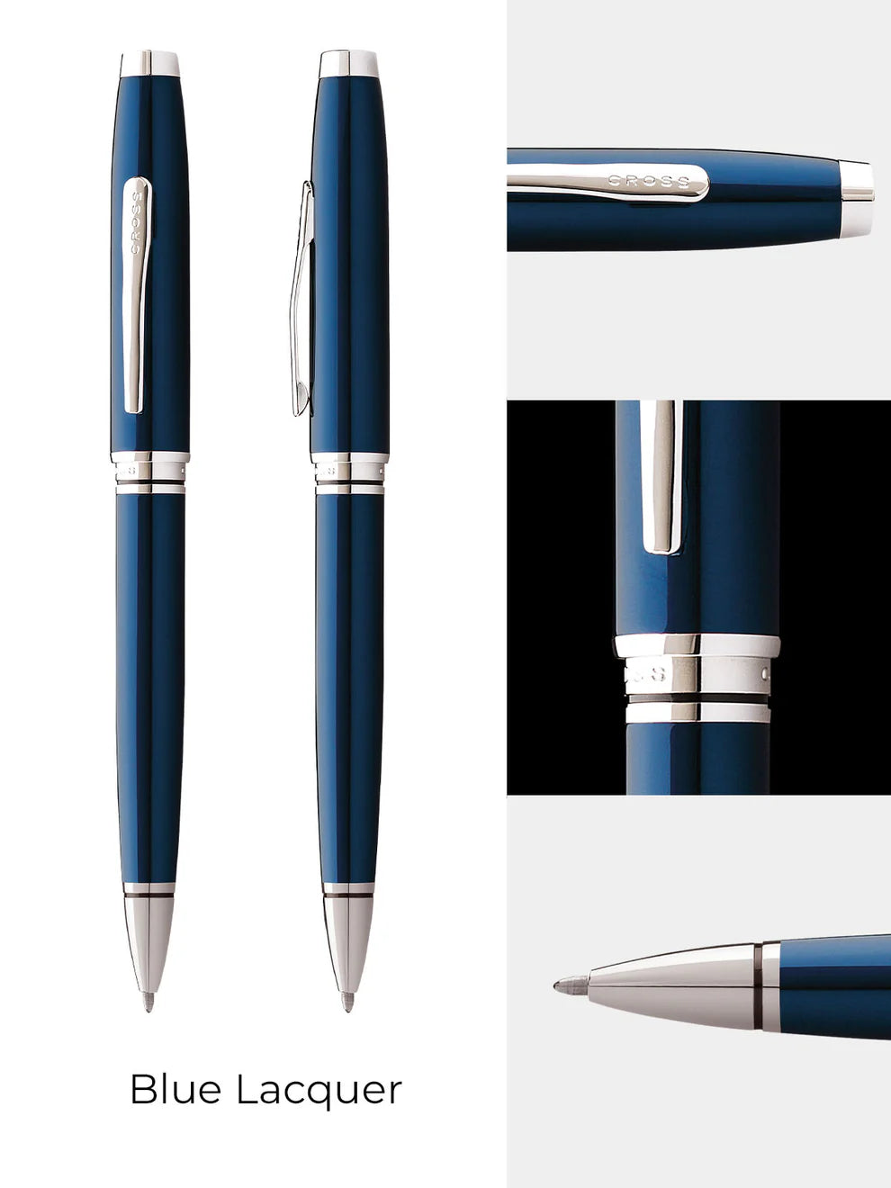 Cross Coventry Blue Lacquer Ballpoint Pen AT0662-9