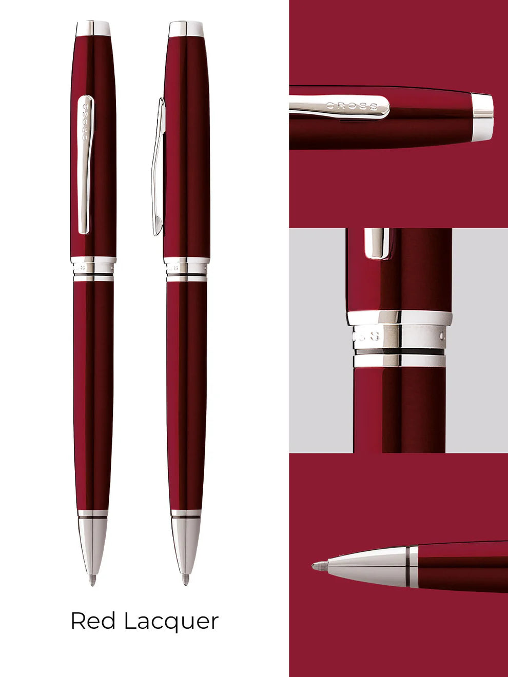 Cross Coventry Red Lacquer Ballpoint Pen AT0662-10