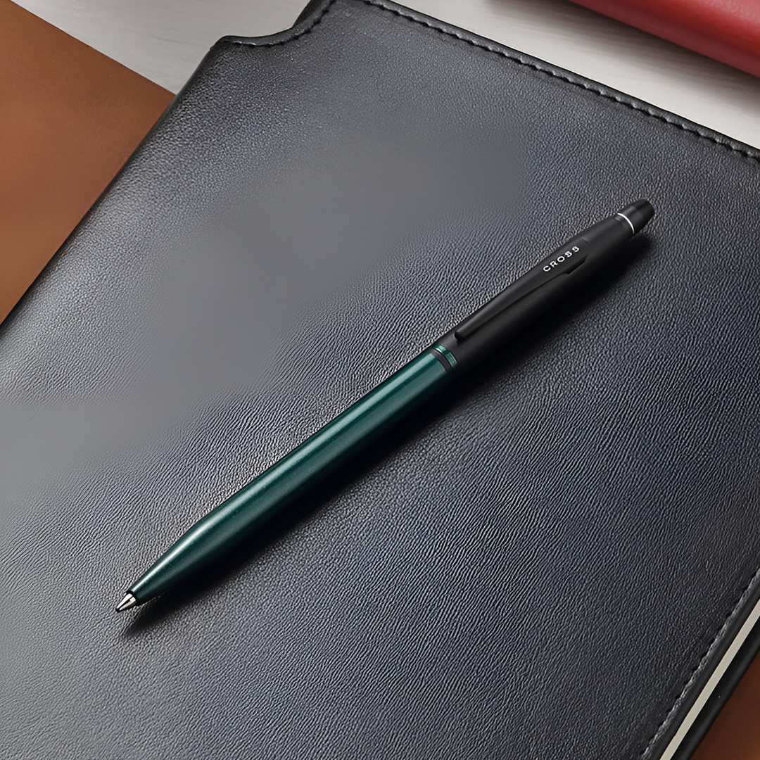 Cross AT0622-126 Click™ Tuxedo Satin Metallic Green Ballpoint Pen
