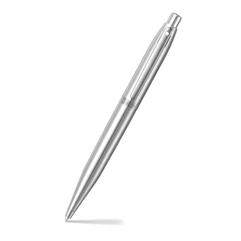 Sheaffer VFM 9426 Brushed Chrome With Chrome Trim Ballpoint Pen