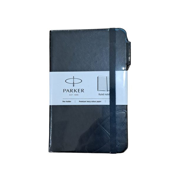 Parker Fusion Lacque Black CT Ball Pen with A6 Small Notebook