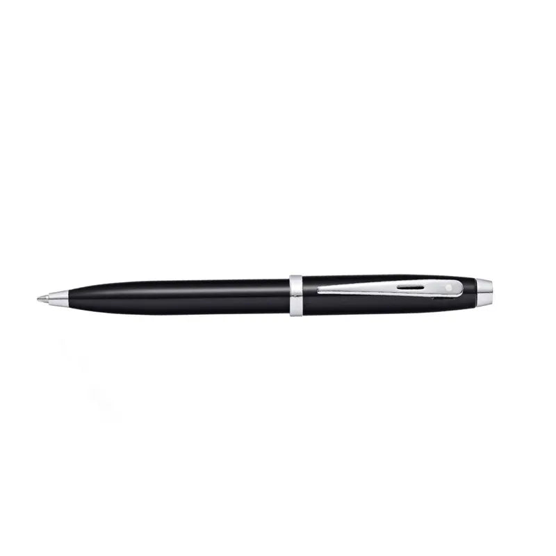 Sheaffer 9338 Gift 100 Glossy Black with Chrome Plated Trim Ballpoint Pen