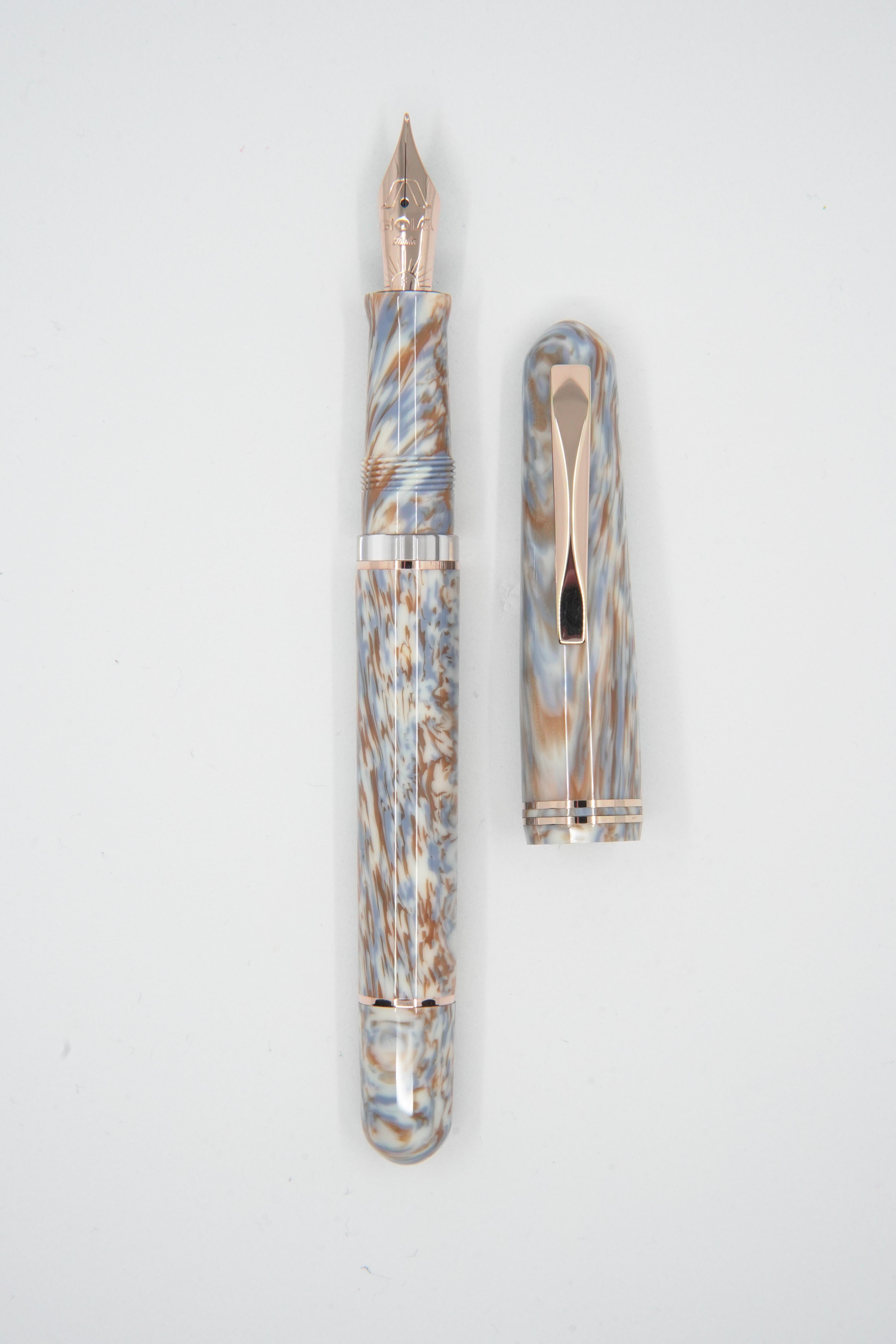 Gioia | Metis | Fountain Pen | Cappuccino | Rose Gold Trims