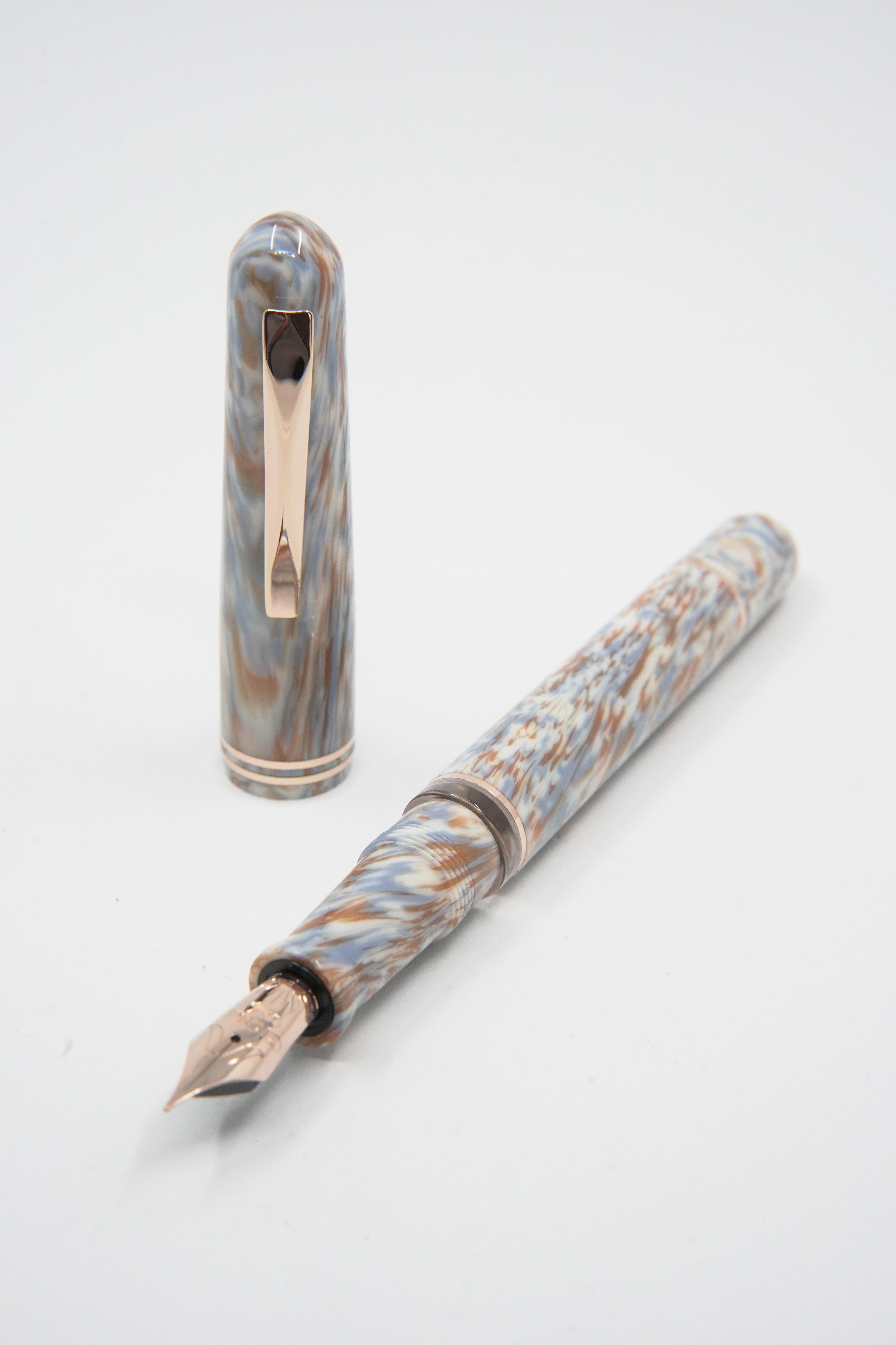 Gioia | Metis | Fountain Pen | Cappuccino | Rose Gold Trims