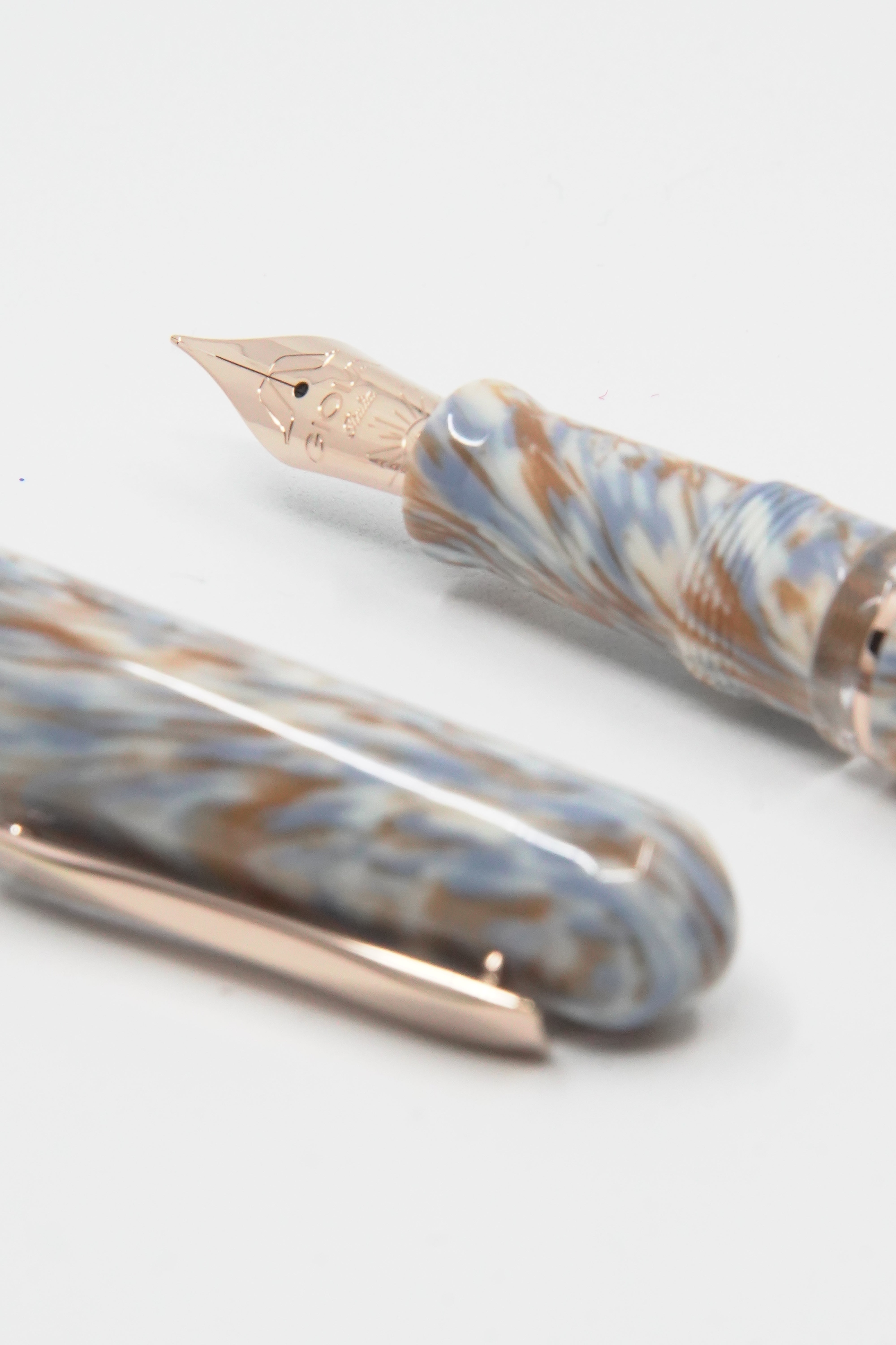 Gioia | Metis | Fountain Pen | Cappuccino | Rose Gold Trims