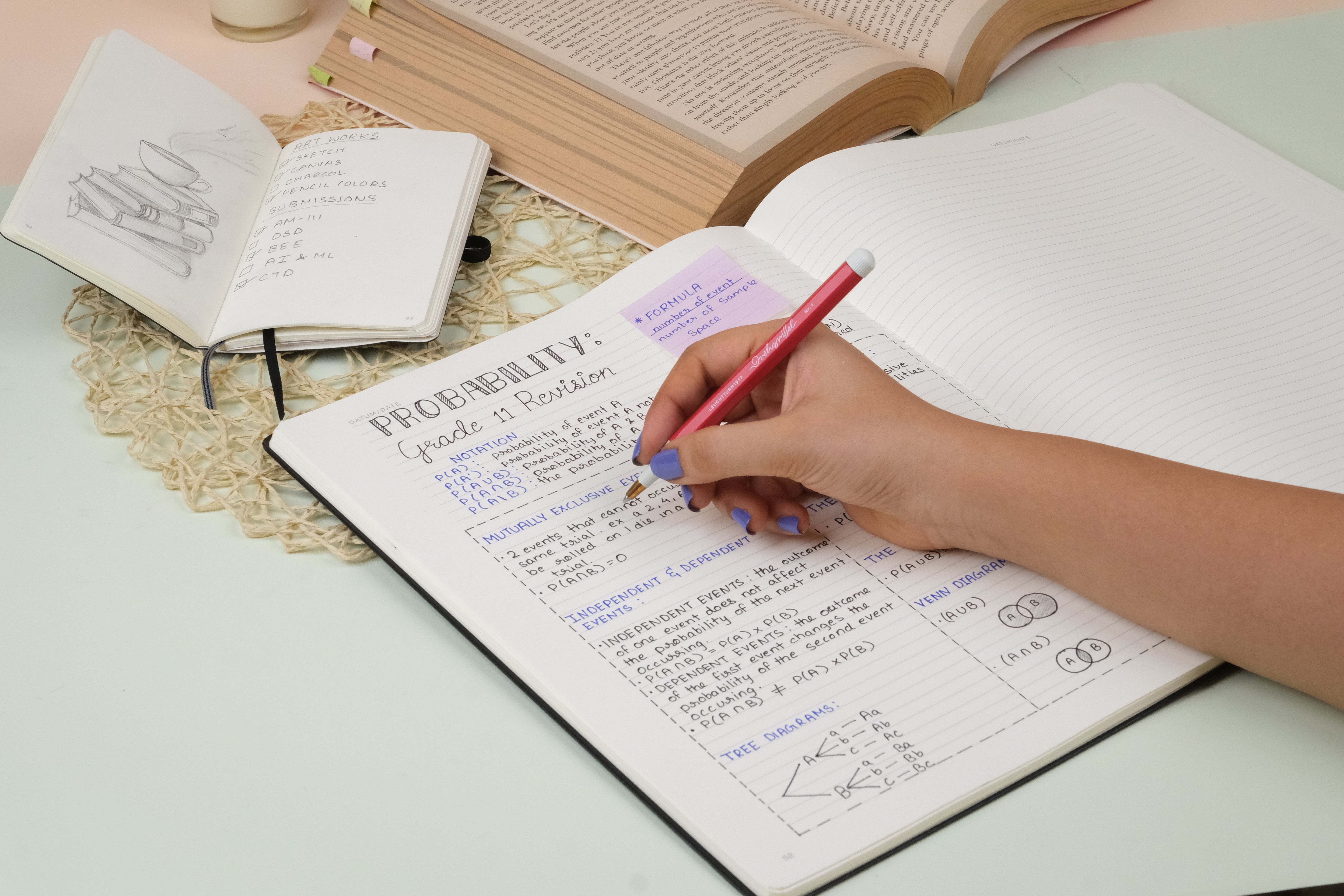 Leuchtturm1917 Ruled Notebook 219 Pages (B6+)  - Navy