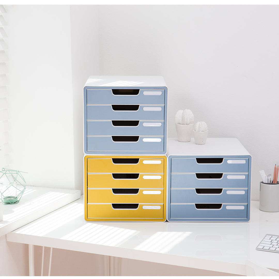Sysmax | File Cabinet | 4 Drawers | Wine Red|Deluxe Color | For Office School  & Hospital