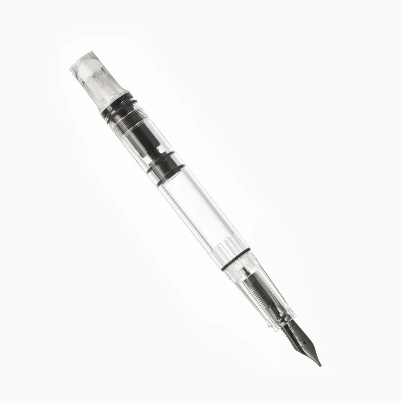 TWSBI ECO Carrara with Onyx Fountain Pen