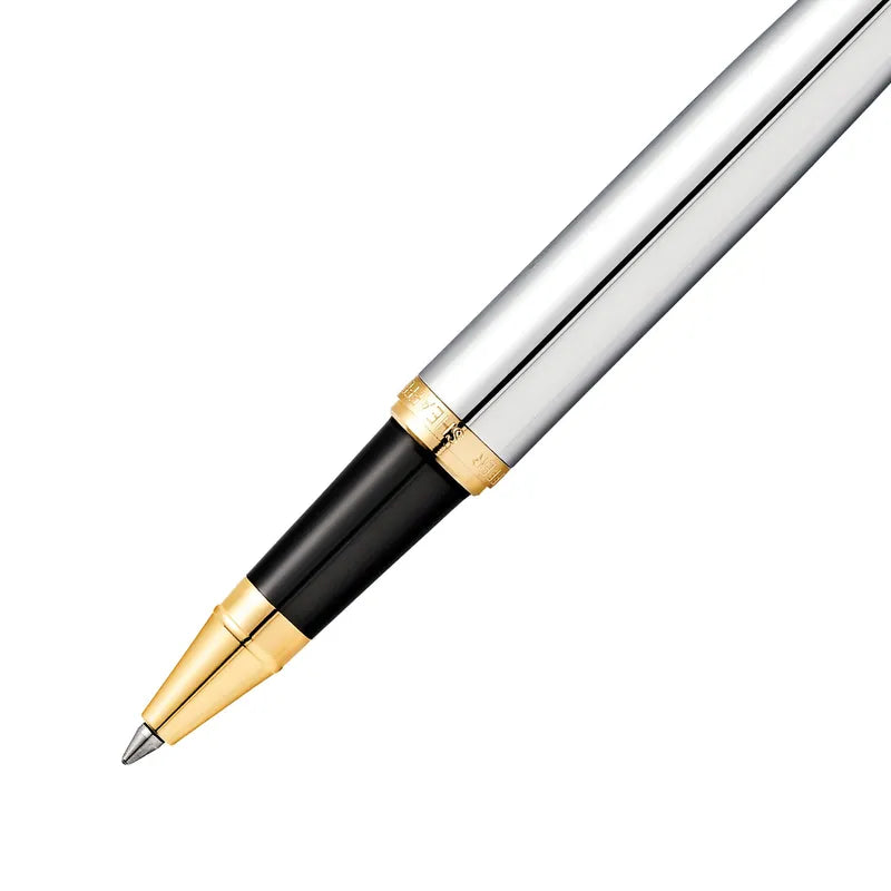 Sheaffer 9422 VFM Polished Chrome with Gold-Plated Trim Rollerball Pen
