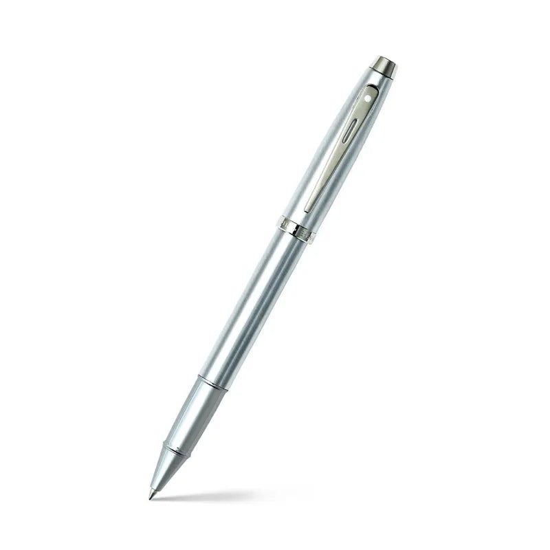 Sheaffer 9306 Gift 100 Brushed Chrome with Chrome Plated Trim Rollerball Pen