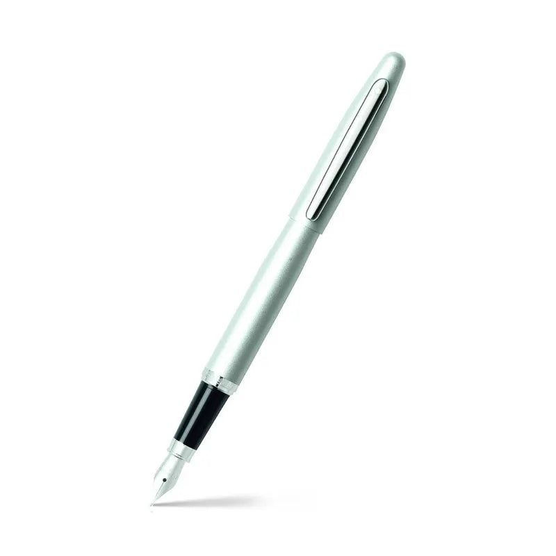 Sheaffer 9400 VFM Silver with Chrome Trim Fountain Pen Medium Nib
