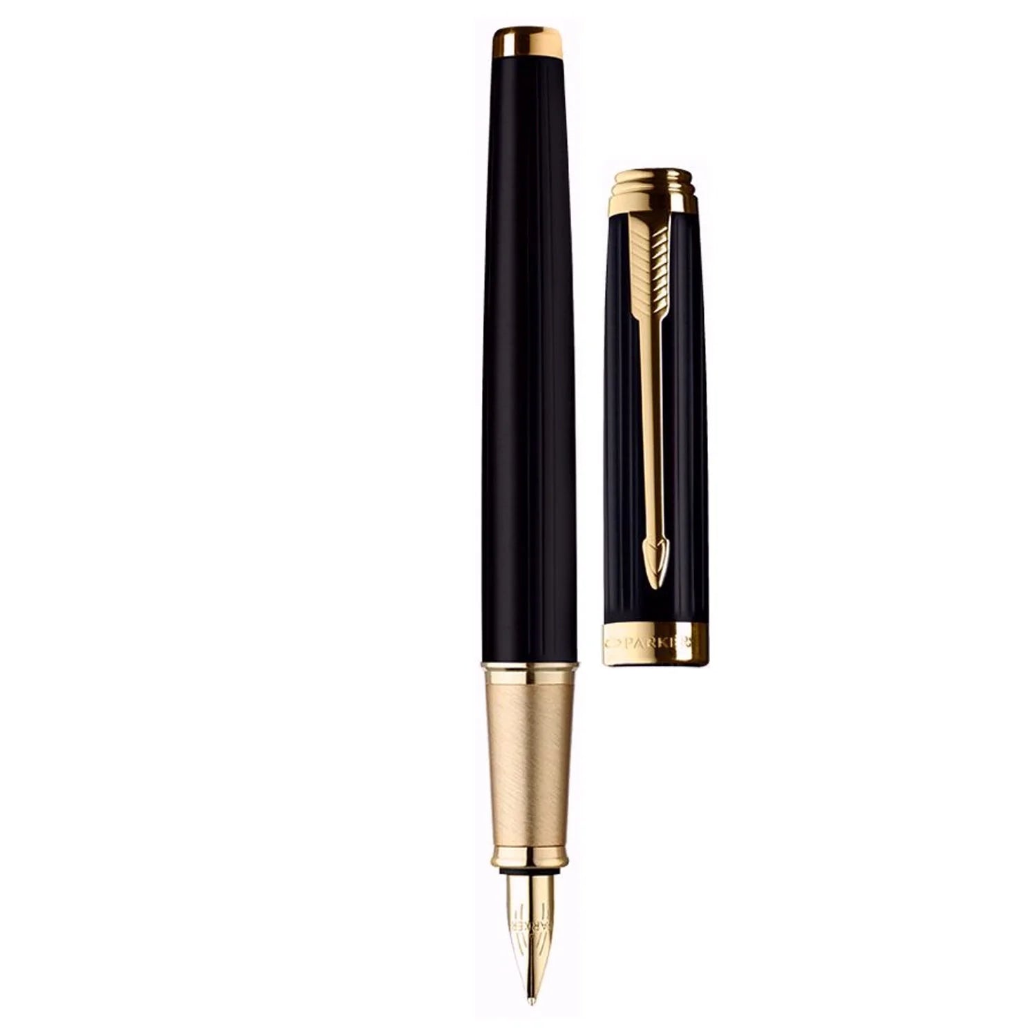 Parker Ambient Laque Black GT Fountain Pen Medium Nib
