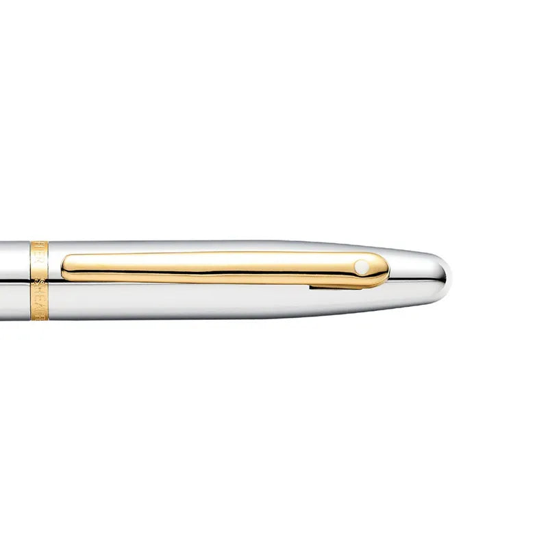 Sheaffer 9422 VFM Polished Chrome with Gold-Plated Trim Rollerball Pen